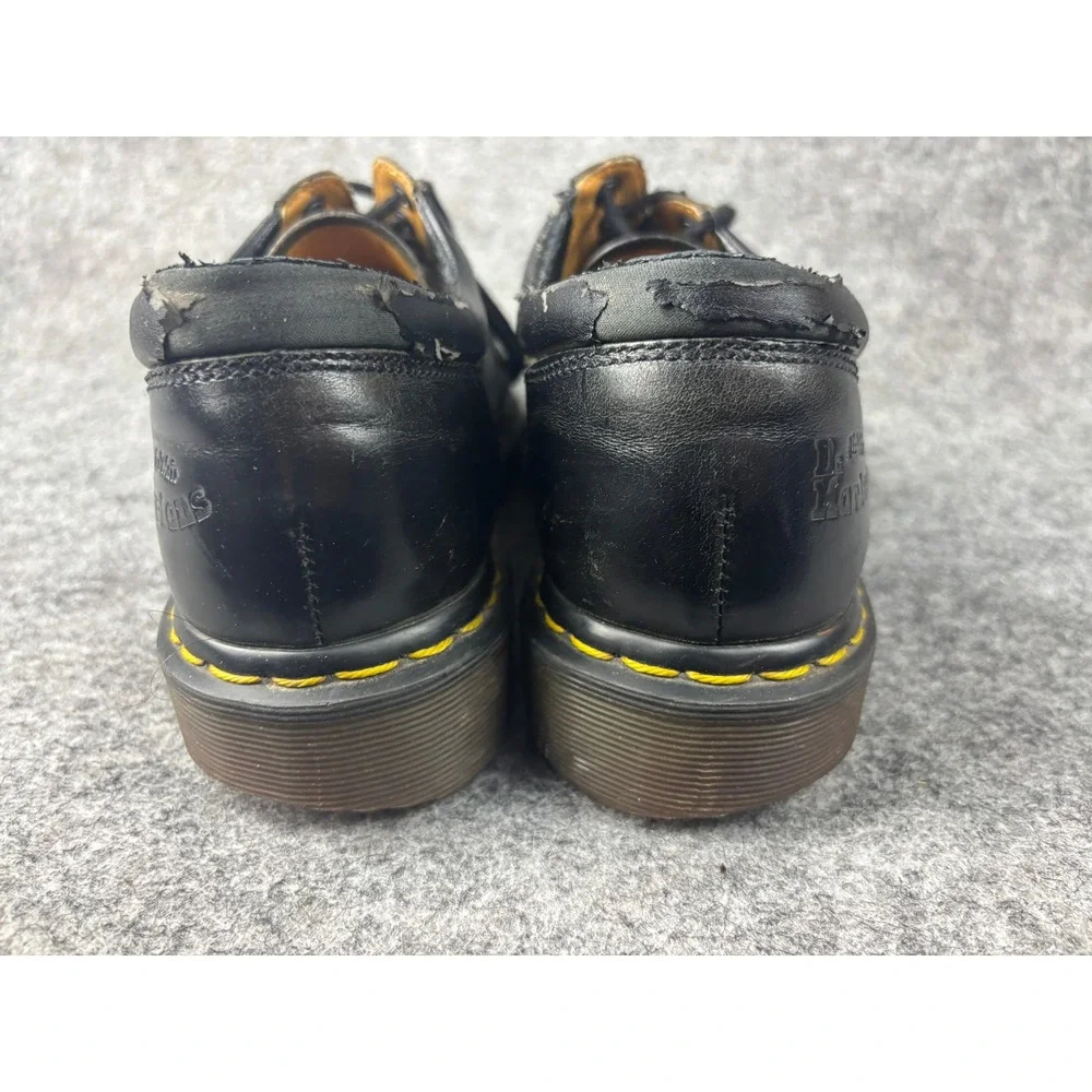 Dr. Martens 8053 Oxford Shoes Mens 10 Black Leather Padded Collar 11849